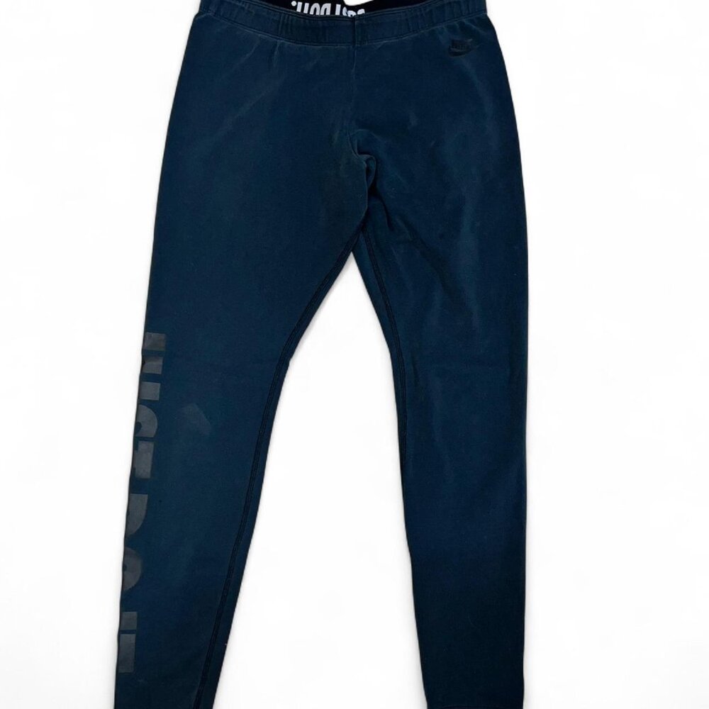 Nike Men's Black Joggers Athletic Pants with Logo